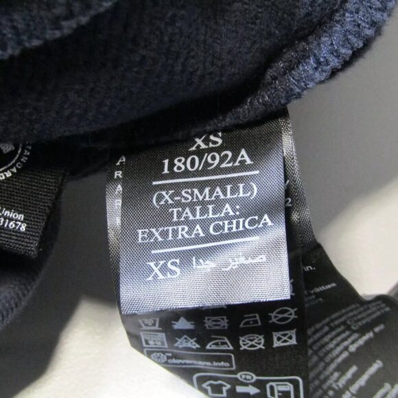 NEW ALLSAINTS Mens Hoodie Cadet Blue Size XS Raven Contrast Ramskull Pullover - Picture 2 of 8